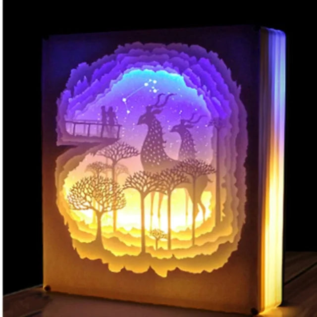 Zodiac Carved Paper Nightlight