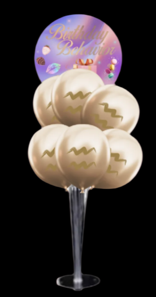 Birthday Behavior Yummy Tabletop Balloon Bouquet