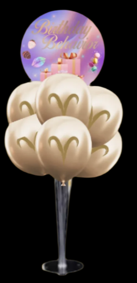 Birthday Behavior Yummy Tabletop Balloon Bouquet