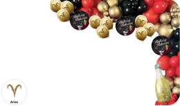 Zodiac Birthday Behavior Bubbly Balloon Arch