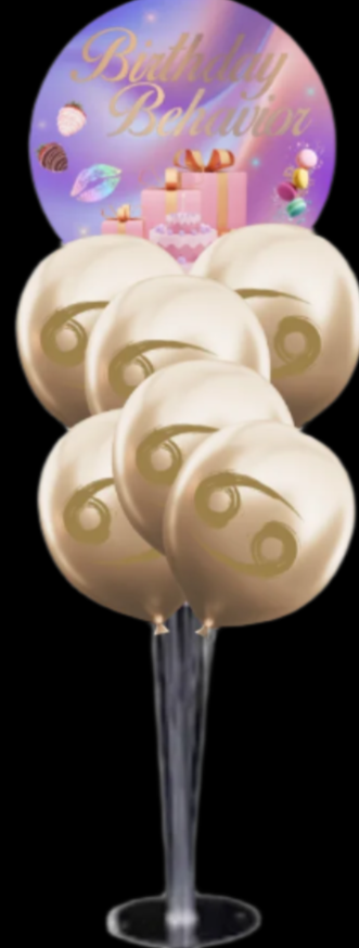 Birthday Behavior Yummy Tabletop Balloon Bouquet