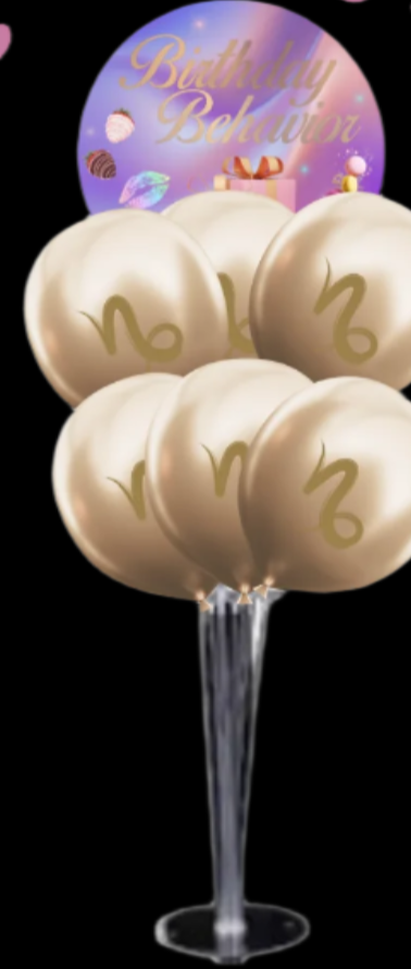 Birthday Behavior Yummy Tabletop Balloon Bouquet