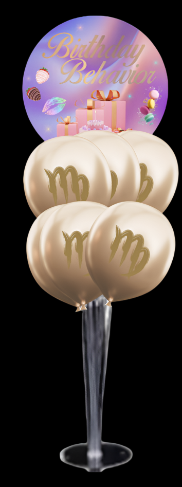 Birthday Behavior Yummy Tabletop Balloon Bouquet