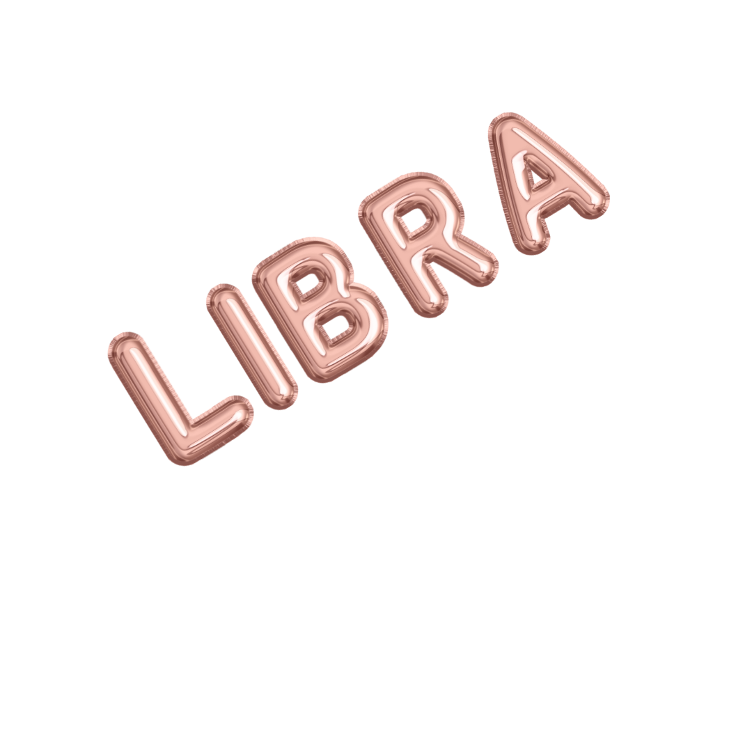 Rose Gold Zodiac Name Balloon Banners