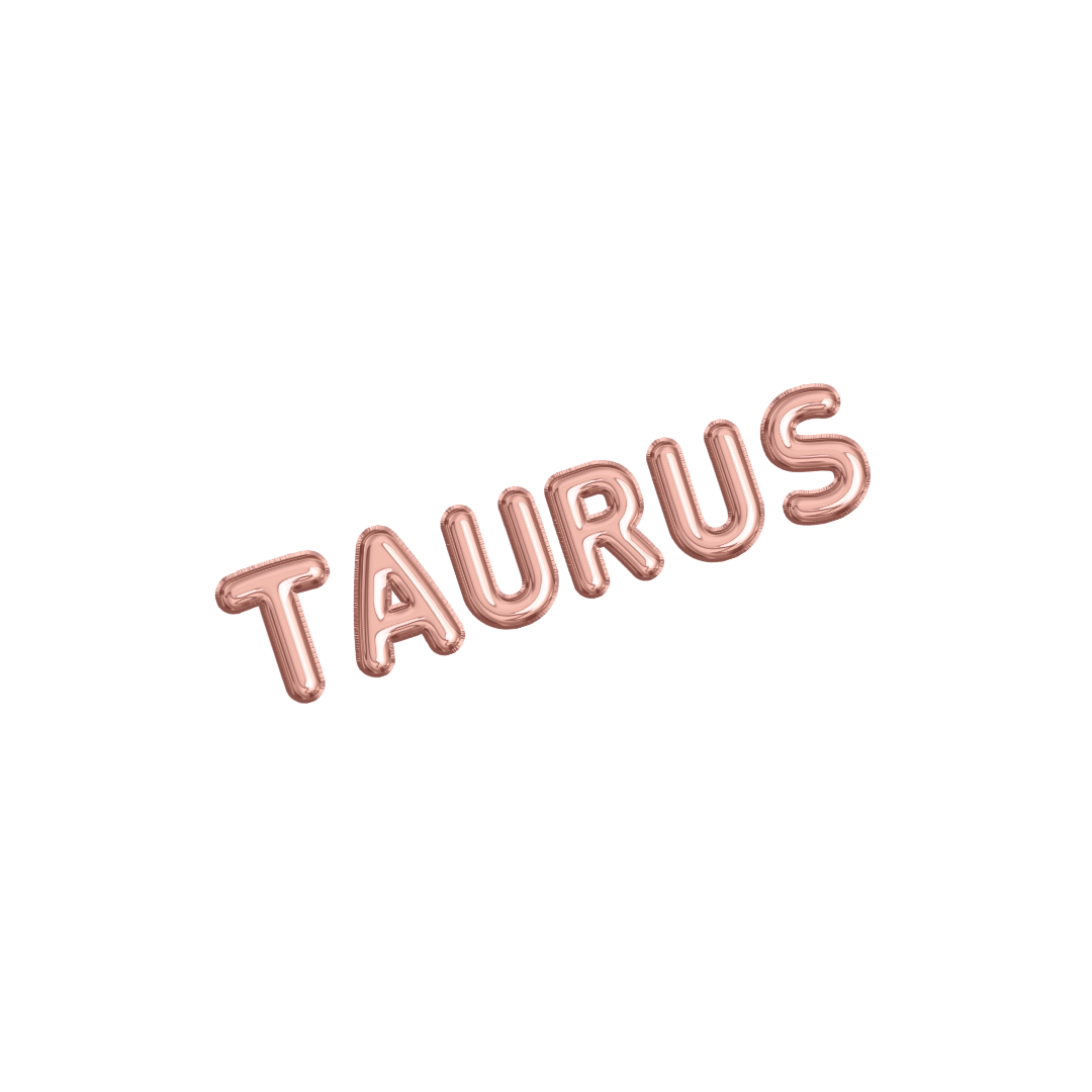 Rose Gold Zodiac Name Balloon Banners