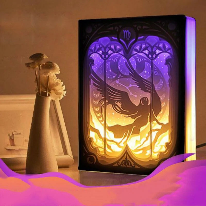 Zodiac Carved Paper Nightlight