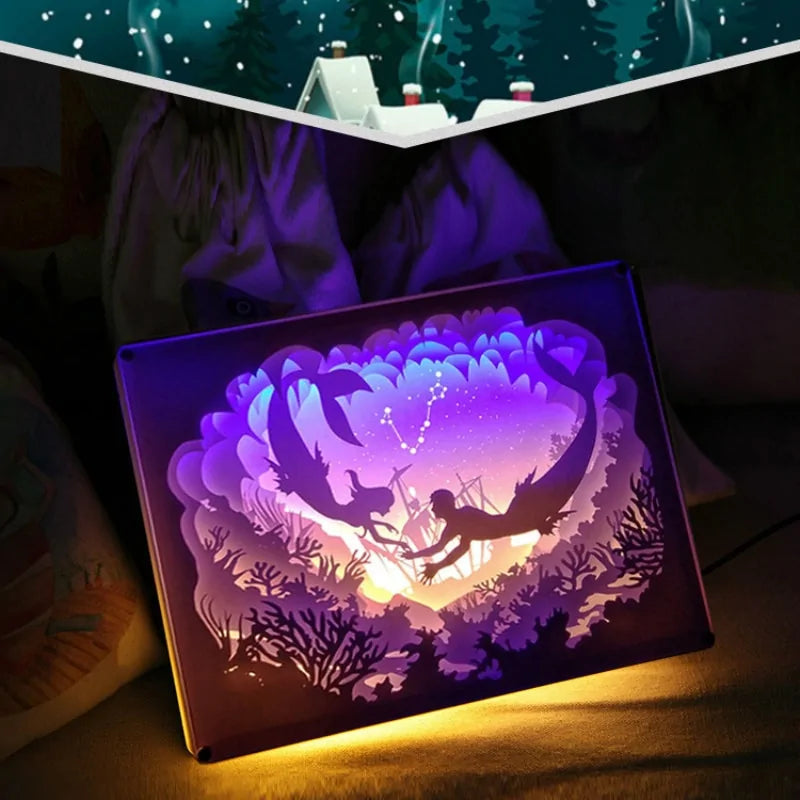 Zodiac Carved Paper Nightlight