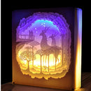 Zodiac Carved Paper Nightlight