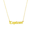 Old English Zodiac Necklace