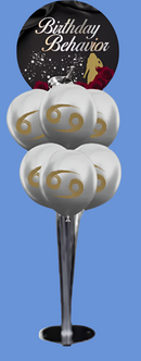 Birthday Behavior Bubbly Tabletop Balloon Bouquets
