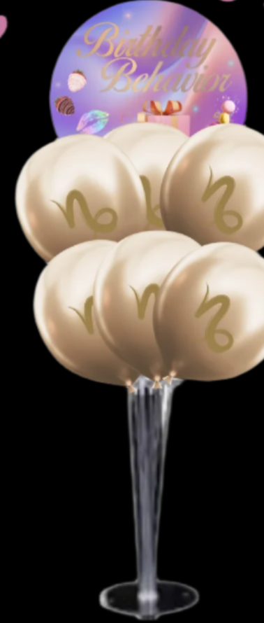 Birthday Behavior Yummy Table Balloon Bouquet