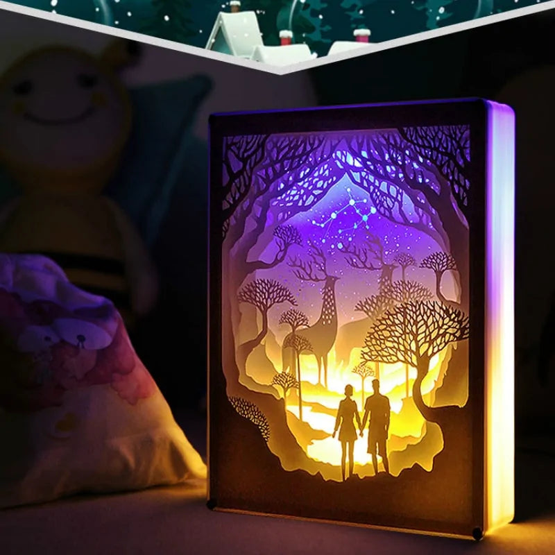 Zodiac Carved Paper Nightlight