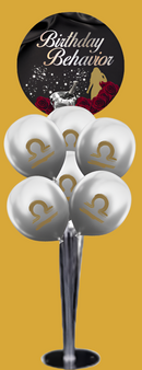 Birthday Behavior Bubbly Tabletop Balloon Bouquets