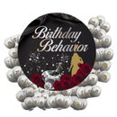 Birthday Behavior Bubbly Tabletop Balloon Bouquets