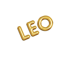Gold Zodiac Name Balloon Banner