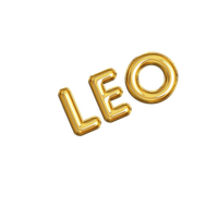 Gold Zodiac Name Balloon Banner