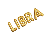 Gold Zodiac Name Balloon Banner