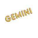 Gold Zodiac Name Balloon Banner