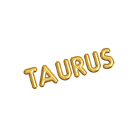 Gold Zodiac Name Balloon Banner
