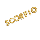 Gold Zodiac Name Balloon Banner